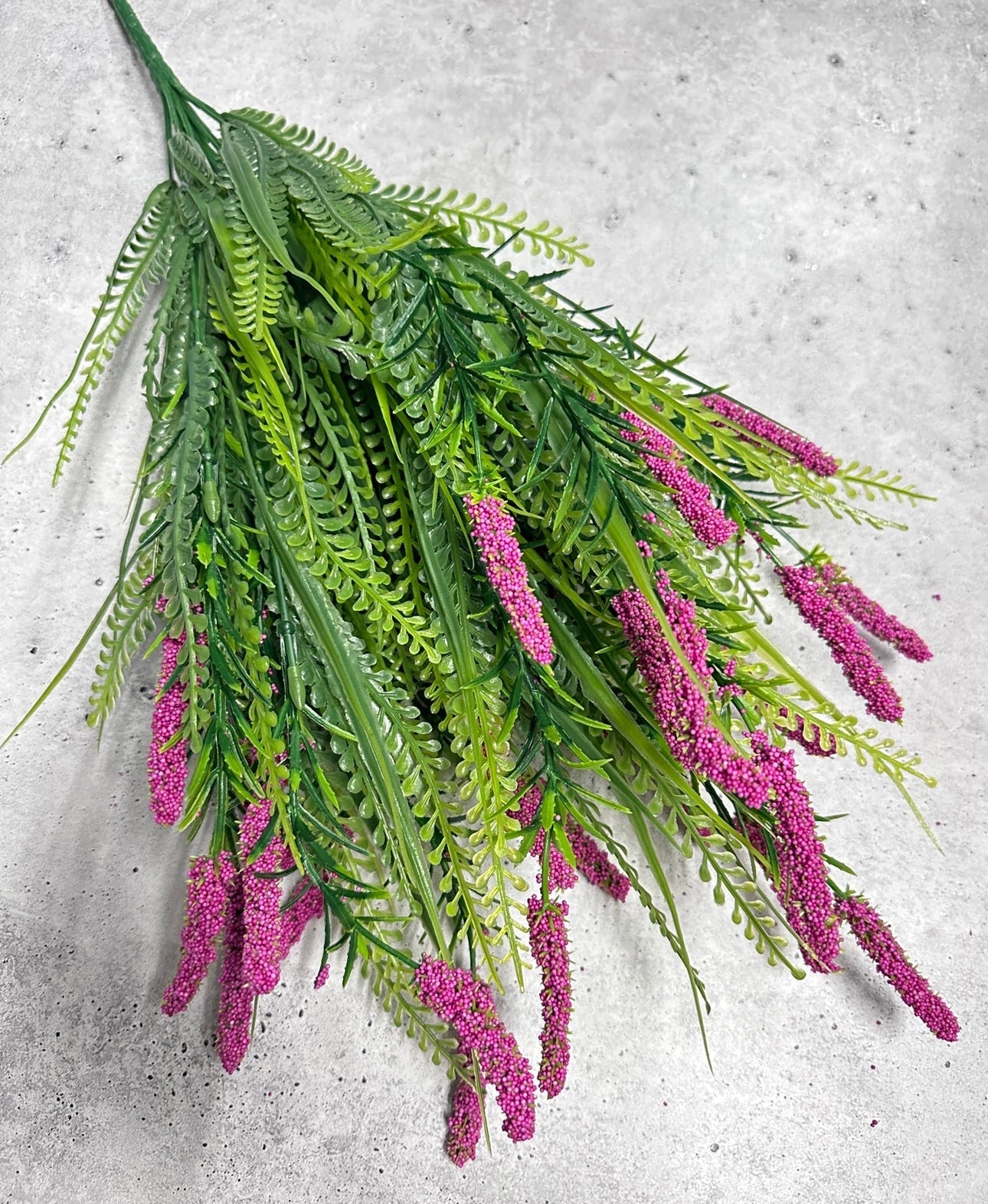 Mixed cattail bush fuchsia - Greenery Marketartificial flowers83366-FU