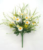Mixed daisies flower bush - Greenery MarketArtificial Flora84003-CR