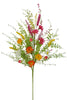 Mixed flower spray - pink, yellow, orange - Greenery MarketArtificial Flora40018