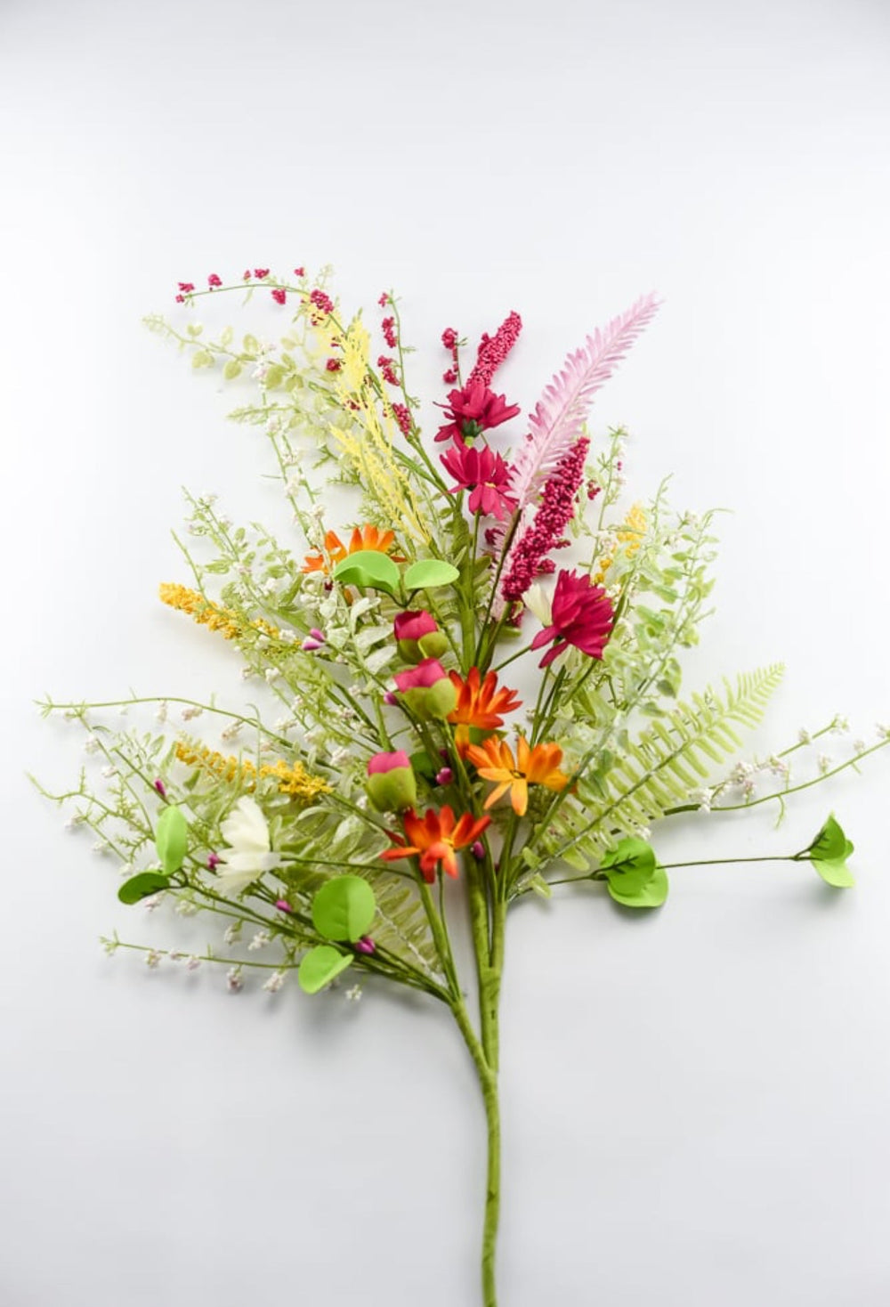 Mixed flower spray - pink, yellow, orange - Greenery MarketArtificial Flora40018