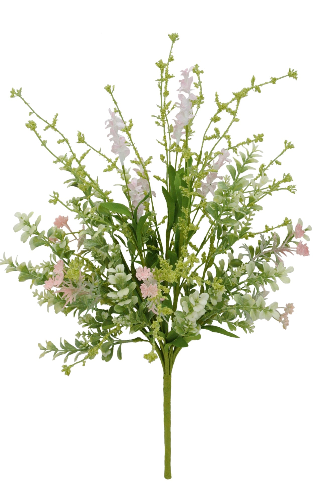 Mixed greenery and mini flower bush - pink - Greenery Market63828