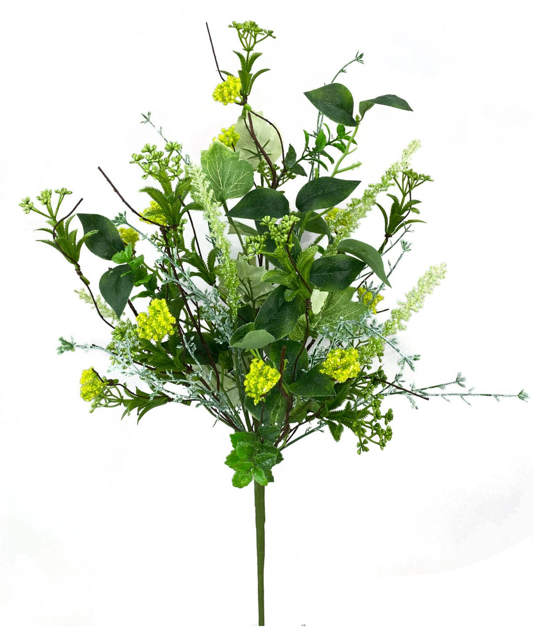 Mixed greenery, sedum, and twig bush - yellow - Greenery Market63335Yw