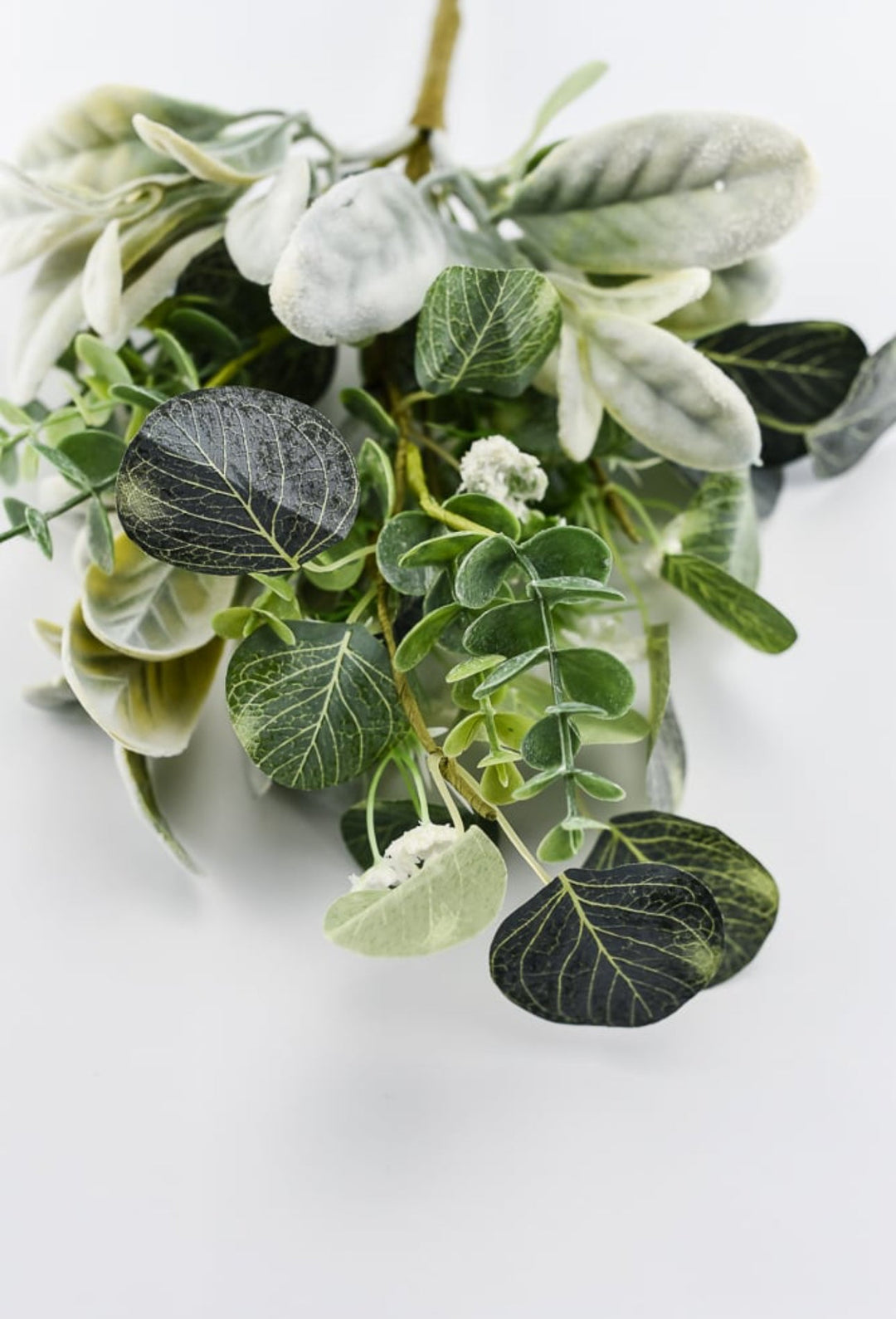 mixed lambs ear and eucalyptus greenery bush - Greenery Marketgreenery64102