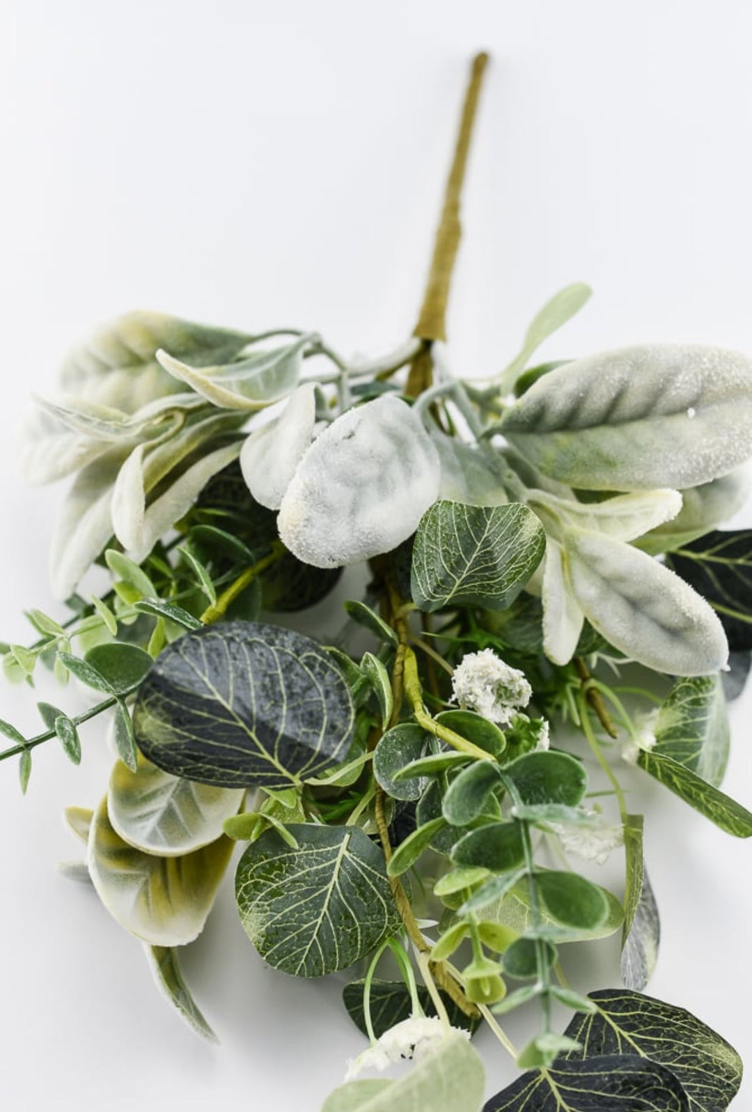 mixed lambs ear and eucalyptus greenery bush - Greenery Marketgreenery64102