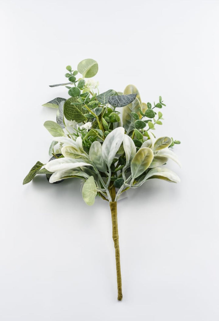 mixed lambs ear and eucalyptus greenery bush - Greenery Marketgreenery64102