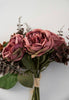 Mixed Peony and eucalyptus bundle - dusty dark pink - Greenery MarketArtificial Flora26319