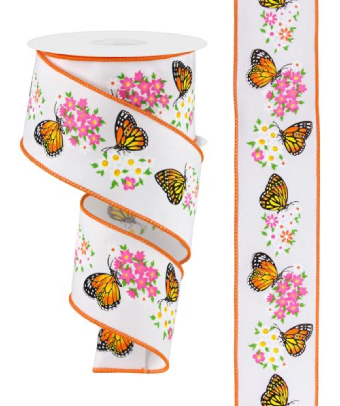 2 Butterfly Ribbons Ribbons – Greenery Market