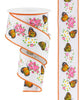 Monarch Butterfly wired ribbon 2.5” - Greenery MarketRge174927