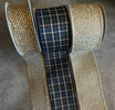 Navy and green champagne bow bundle - Greenery MarketRibbons & Trim