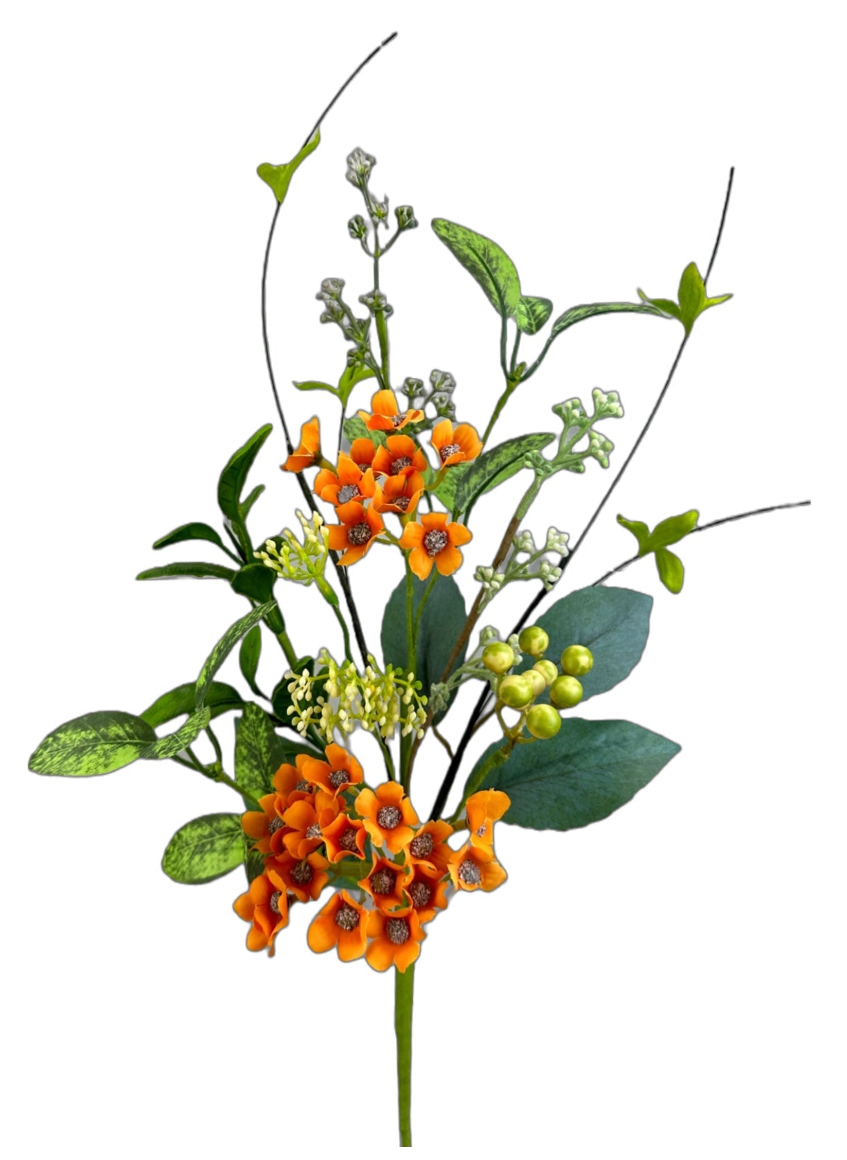 Orange flower and greenery - Greenery MarketArtificial Flora63460or