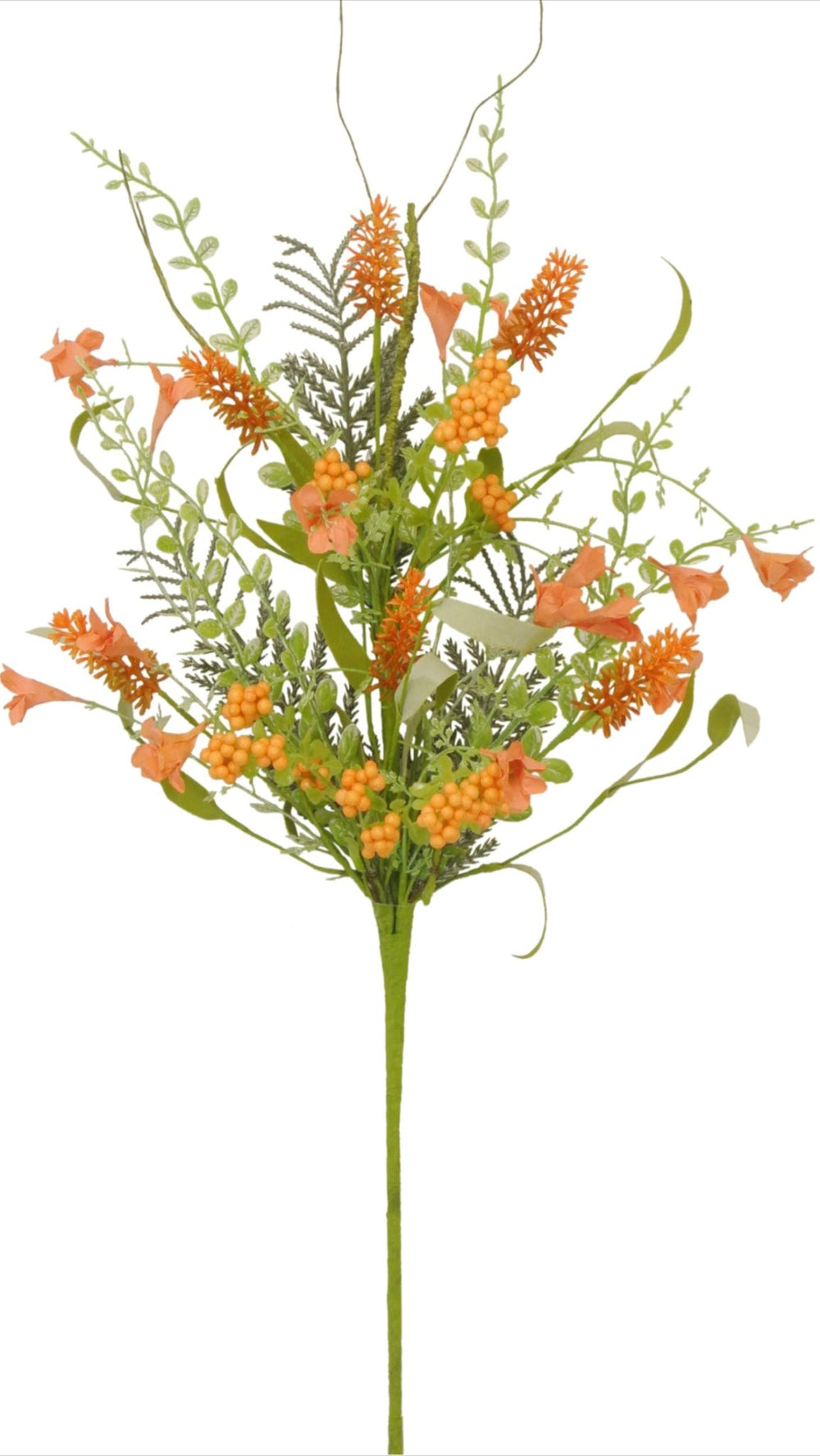 Orange Lavender berry spray 60919 - Greenery Market Artificial Flora