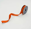 Orange plush velvet luster 1” farrisilk wired ribbon - Greenery MarketRibbons & TrimRV001-52