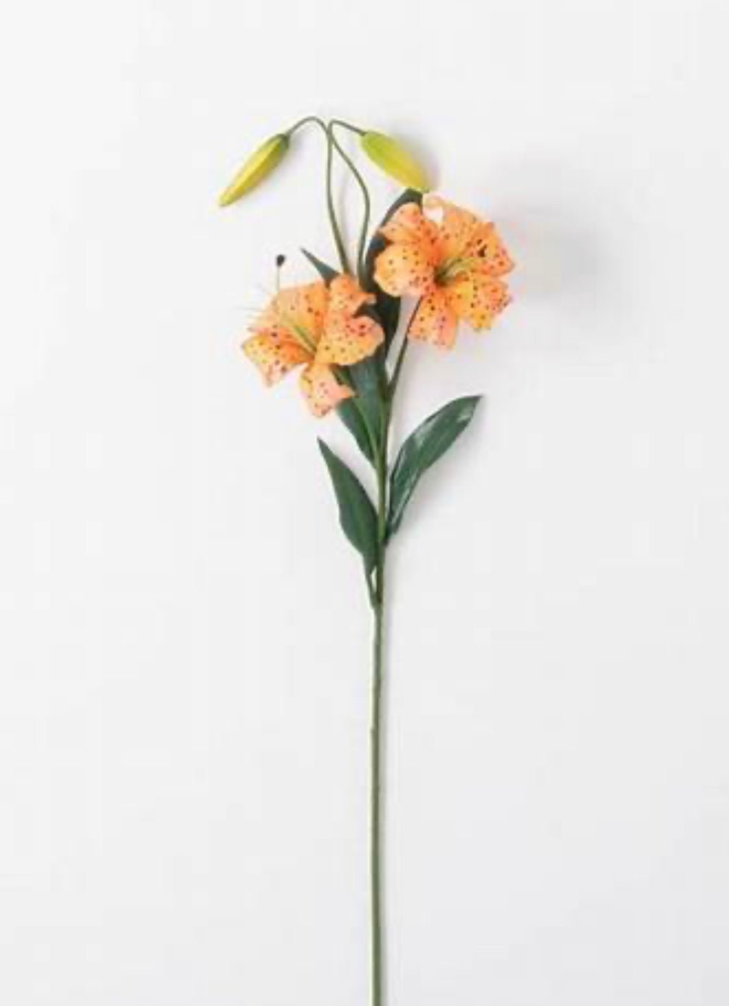Orange, real touch, Lily spray - Greenery MarketArtificial FloraGA1462 OR