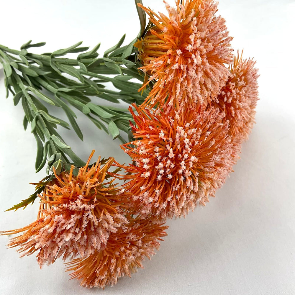 Orange thistle bush - Greenery Marketartificial flowers27016