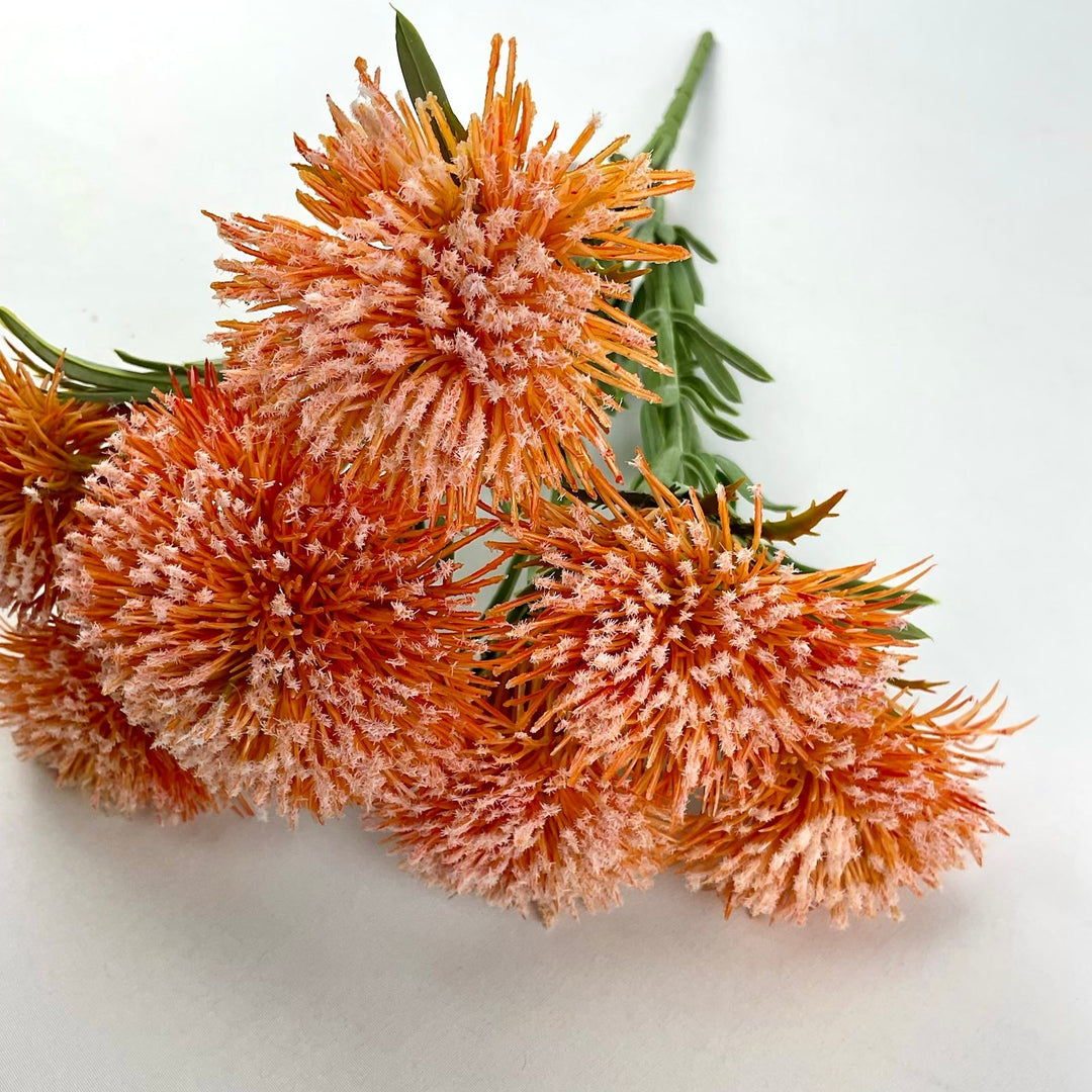 Orange thistle bush - Greenery Marketartificial flowers27016