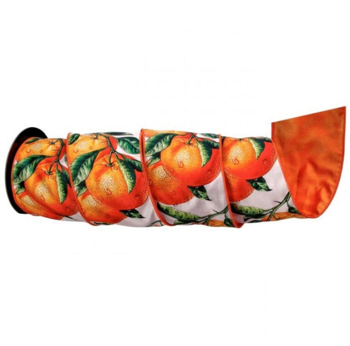Oranges 4” wired ribbon - Greenery MarketRibbons & TrimMT25692