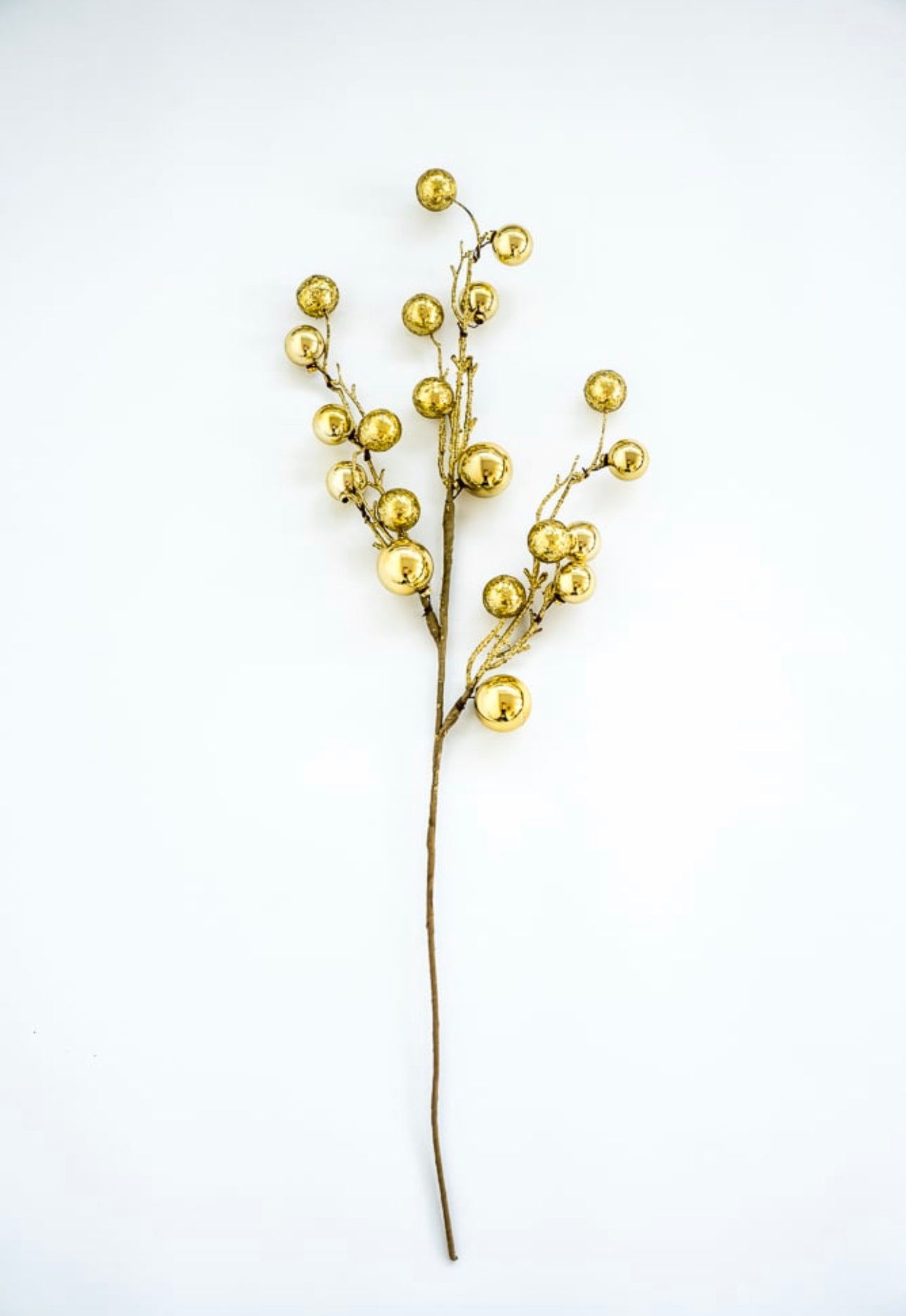 Ornament ball spray - gold - Greenery MarketXg963-GO