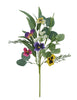 Pansy and greenery pick - Greenery Marketartificial flowers62843