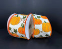 Pattern Pumpkin wired ribbon 2.5” - Greenery MarketWired ribbon61102-40-38