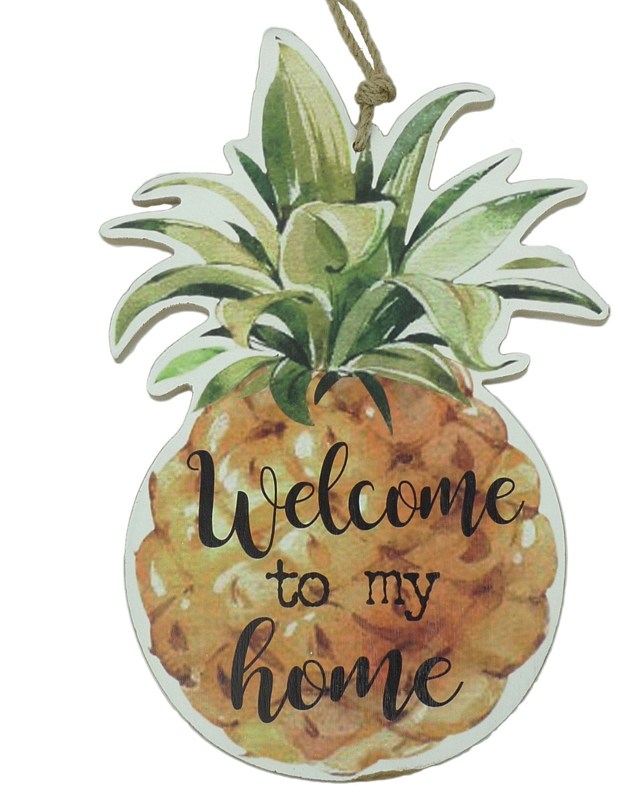 Pineapple sign, welcome to my home sign, patio sign - Greenery Market signs for wreaths