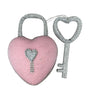 Pink Bling heart and key wreath attachment - 9.5” - Greenery MarketSeasonal & Holiday Decorations63011PK