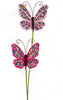 Pink Butterfly spray , fabric butterflies - Greenery Marketwreath enhancements63286pk