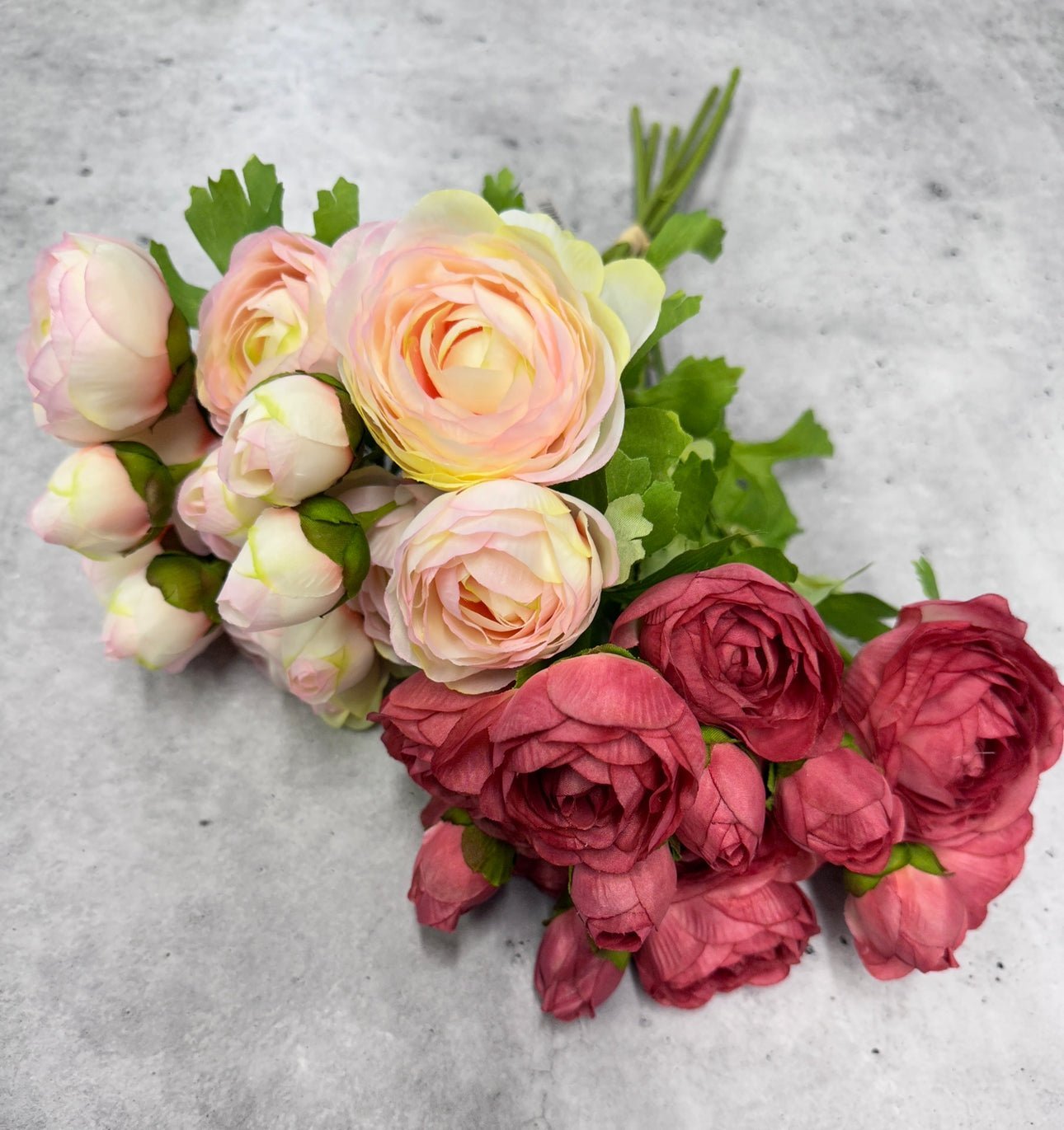 Pink cream ranunculus bundle - Greenery Market