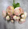 Pink cream ranunculus bundle - Greenery Marketartificial flowers27041