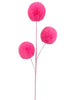 Pink faux fur ball spray - Greenery MarketSeasonal & Holiday Decorations85682pk
