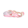 Pink felt candy stripe wired ribbon 1.5” - Greenery Marketwired ribbonMTX62877 PKWH