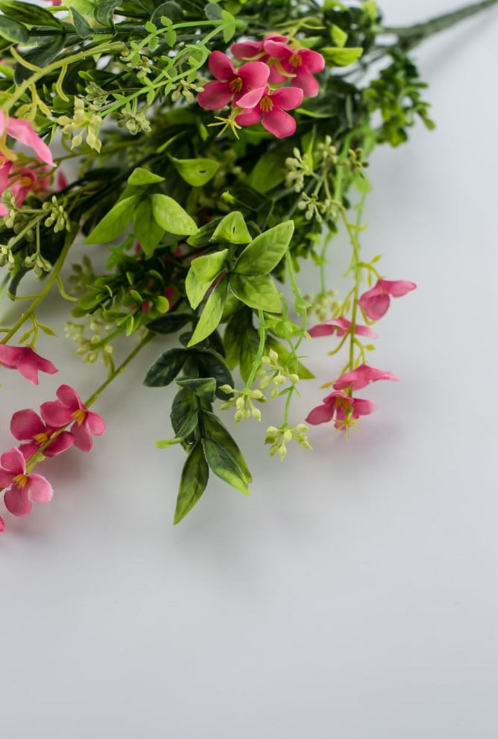 pink flower and greenery bush - Greenery Market32025-PK