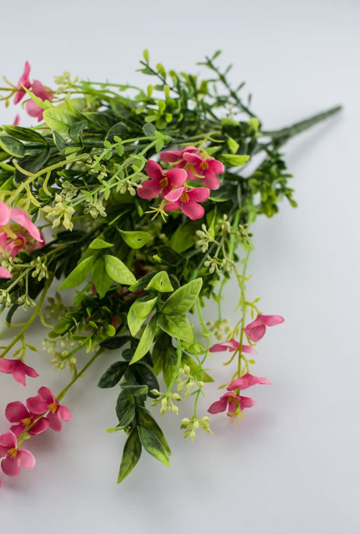 pink flower and greenery bush - Greenery Market32025-PK