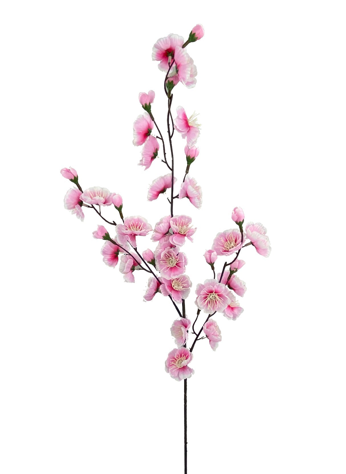Pink peach blossom flower spray - Greenery Marketartificial flowers63157PK