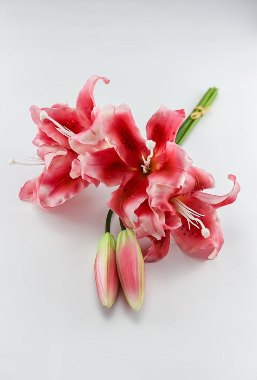 Pink tiger lily artificial flower sprays bundle - Greenery MarketArtificial Flora84087-PK