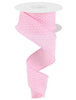 Pink with white raised dots ribbon 1.5" - Greenery MarketRG0165115