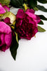 Plum magenta peony bush - Greenery Marketartificial flowers27180