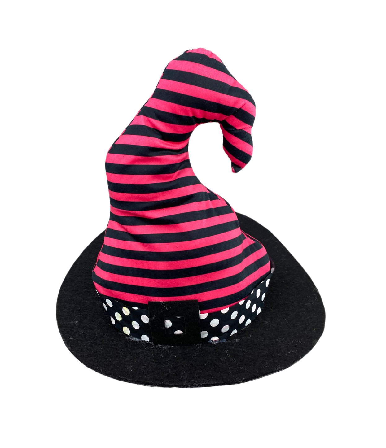 Plush Witch hat black and hot pink - Greenery MarketSeasonal & Holiday Decorations56552BTBK