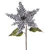 poinsettias - black and white with pearls - Greenery MarketWinter and ChristmasMTX61472