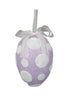 Polkadot egg ornament lavender - Greenery MarketOrnaments62296LV
