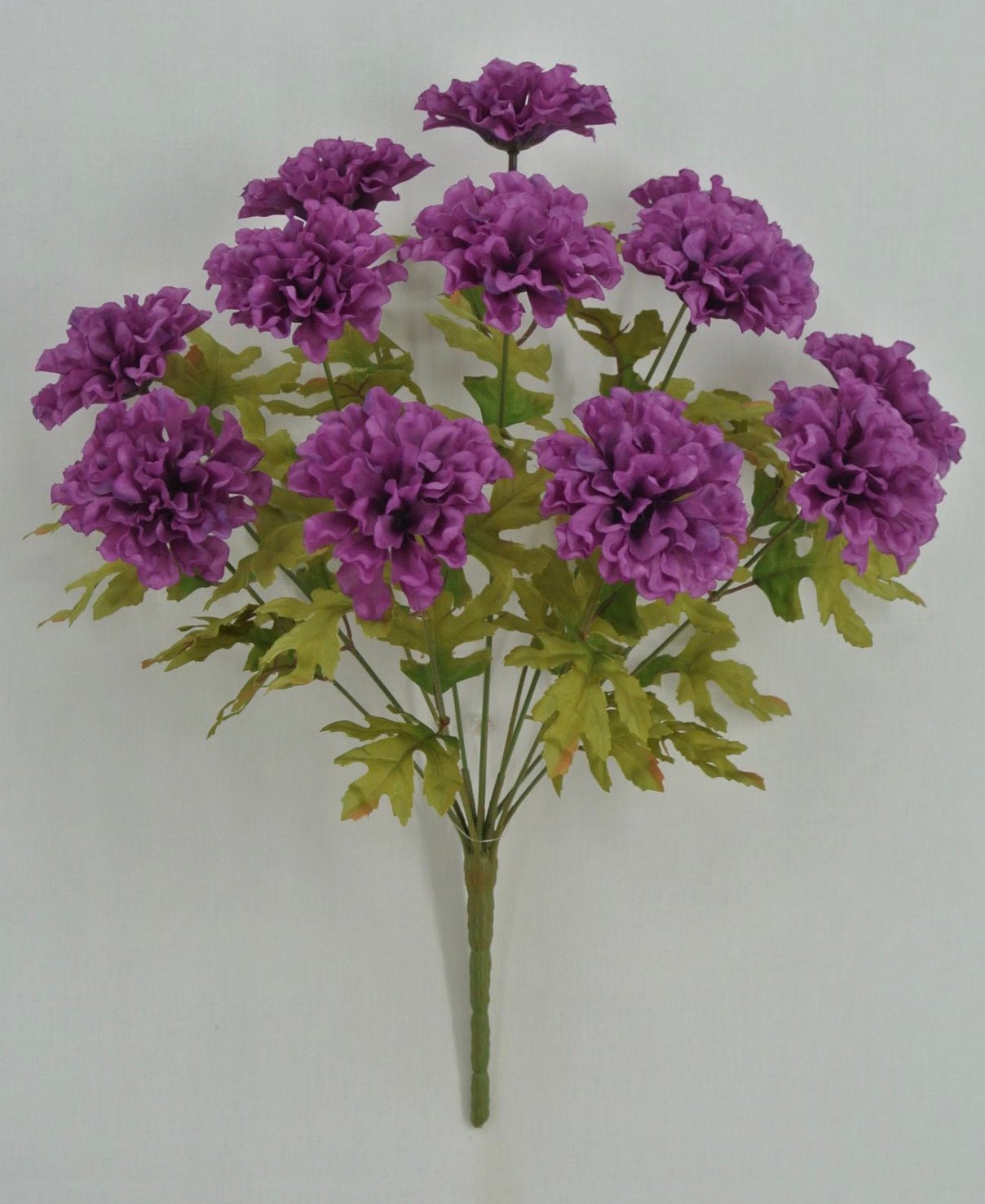 PomPom mum bush - purple - Greenery Marketartificial flowers82704-PU