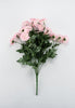 PomPom zinnia flower bush - pink - Greenery Marketartificial flowers82367-PK