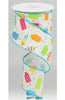 Popsicle wired ribbon, 2.5" - Greenery MarketWired ribbonRGC132327