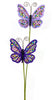 Purple Butterfly spray , fabric butterflies - Greenery Marketwreath enhancements63286pu