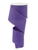 Purple crystal wired ribbon 2.5” - Greenery MarketWired ribbonRge199523