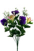 Purple lily and rose bush - Greenery Market63516PU
