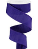 Purple solid faux dupioni 1.5” wired ribbon - Greenery MarketWired ribbonRD110123