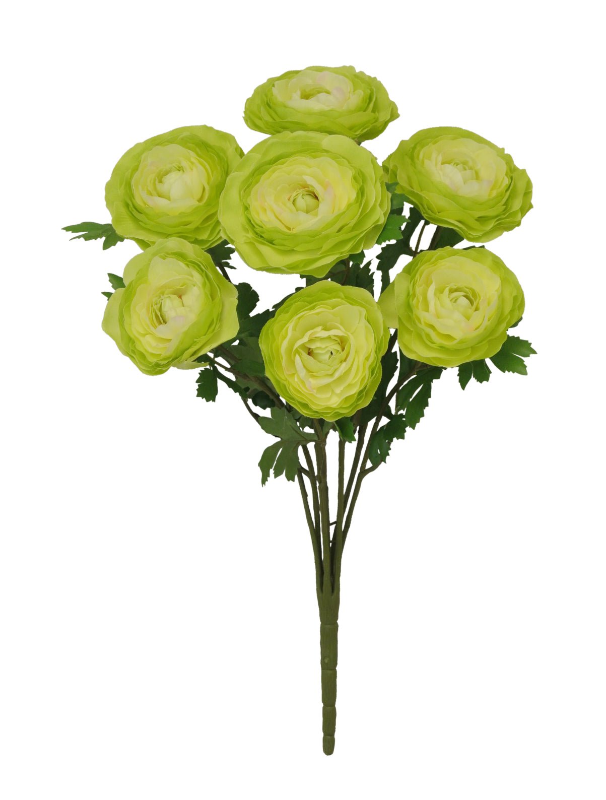 Ranunculus bush - yellow green - Greenery Marketartificial flowers81069-GN