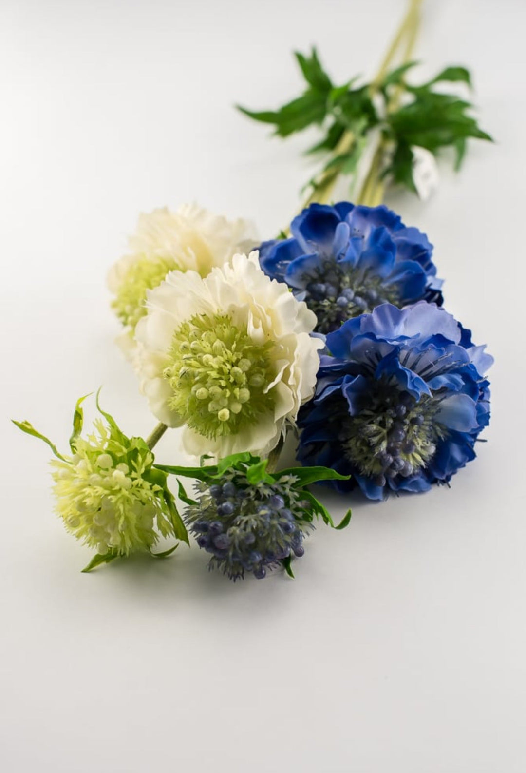 Real touch, Mini scabiosa spray - blue - Greenery Market6145-B