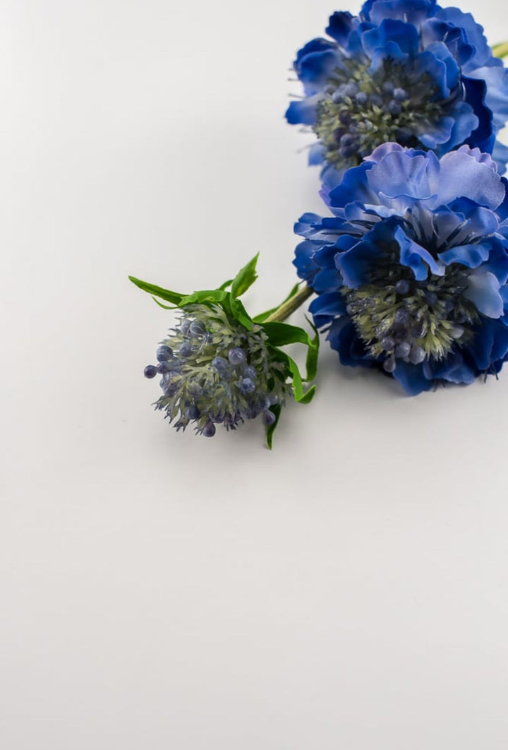 Real touch, Mini scabiosa spray - blue - Greenery Market6145-B