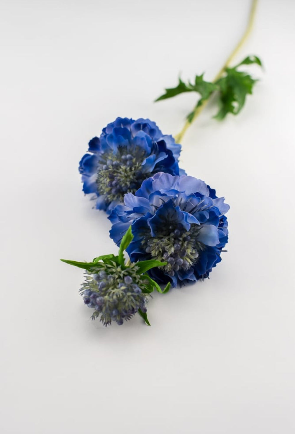 Real touch, Mini scabiosa spray - blue - Greenery Market6145-B